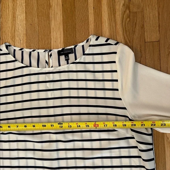 The limited. Striped Long Sleeve Women's blouse - Picture 6 of 7